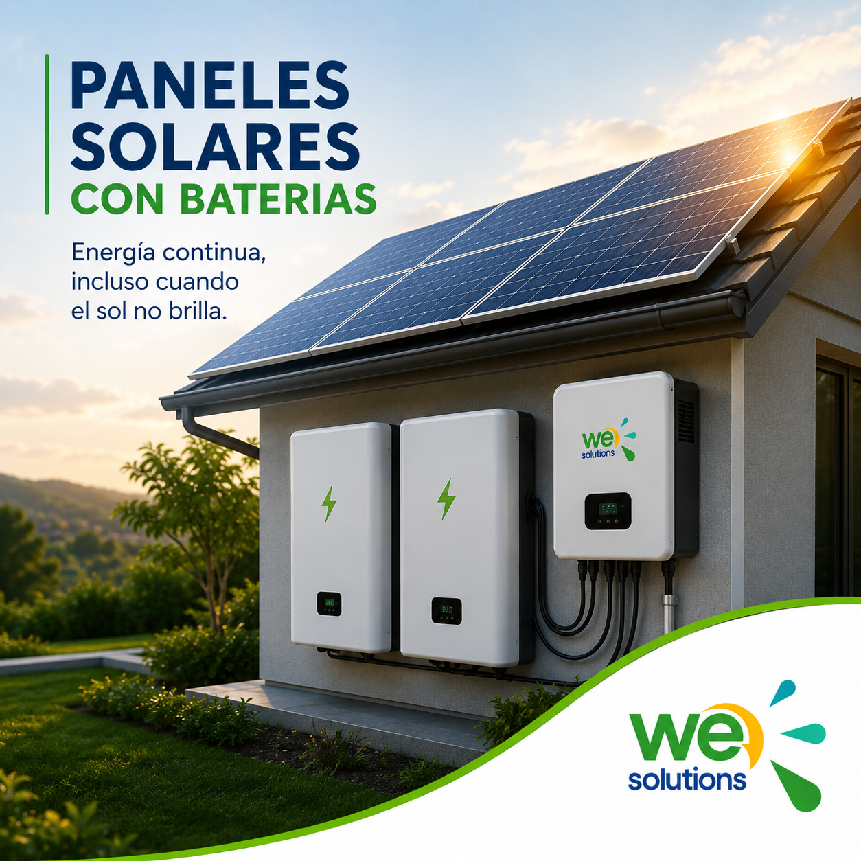 Paneles Solares con Baterías